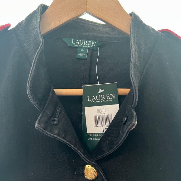 Vintage Ralph Lauren Black Blazer with Gold Buttons - Picture 2 of 8